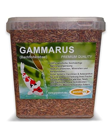 pondovit Gammarus (Freshwater shrimp - Premium snack - Koi treats 5 l 1.2 kg (1 pack)