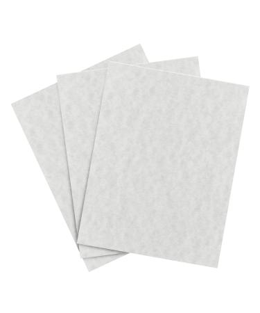 Gunmetal Parchment Paper Great for Certificates Menus and Wedding Invitations | 24lb Bond / 60lb Text / 90GSM | Writing Copy Printing 8.5 x 11 Letter Size Paper | 100 Sheets per Pack
