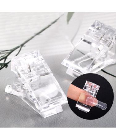 Baqi 12pcs Poly Gel Nail Tip Clips - Quick Building UV LED Clamping & DIY Nail Art Tool for Women & Girls - Buy Online on SooperMarket.com