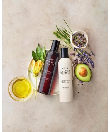 John Masters Organics Shampoo for Dry Thinning & Color Treated Hair - Moisturizing Sulfate Free Formula with Essential Oils & Amino Acids - 8 oz - Buy Online on SooperMarket.com