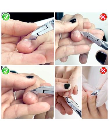 opove X7 Space Gray Cuticle Trimmer - Stainless Steel Nippers for Manicure & Pedicure - Buy Online on SooperMarket.com