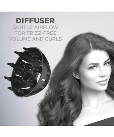 Conair 1875 Watt Turbo Hair Dryer in Blue/Black - Fast Drying Power for Salon-Quality Results - Buy Online on SooperMarket.com