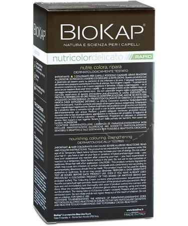 Bios Line Biokap Nutricolor Delicato Rapid Tinta Capelli 6.06 Dark Blonde Habana 140 ml - Buy Online on SooperMarket.com