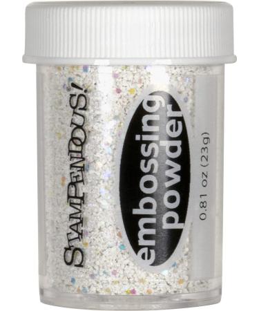 Large Embossing Powder  Chunky White Sparkle