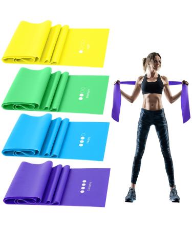 Fitness bands set GIEMIT sports band fitness training band latex-free for yoga pilates strength training physiotherapy