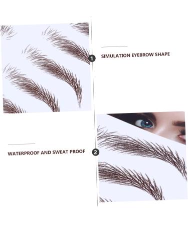 Beavorty 12 Pcs Eyebrow Stickers Tool Waterproof Makeup Imitation Eyebrow Make up Makeup Tools 4d - Buy Online on SooperMarket.com