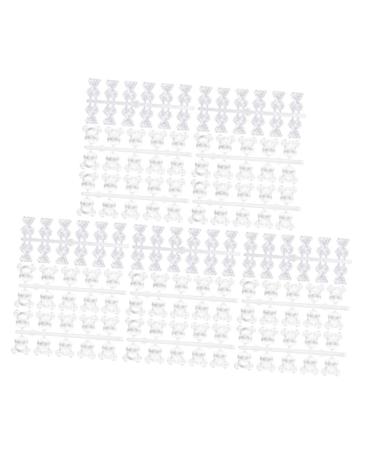 FOMIYES 3 manicure tools nail art tools nail tool nail polish tools para u as nail art supplies clear nail color display tool nail color displaying card Shaped bow tie