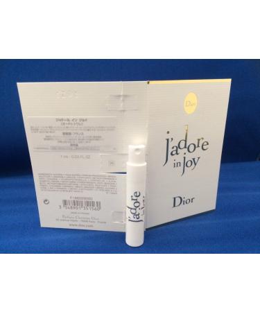 Dior J'adore In Joy Eau de Toilette Sample Vial Spray .03 oz / 1ml Amber Wood 0.03 Fl Oz (Pack of 1) - Buy Online on SooperMarket.com