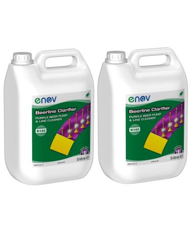 Enov K140 Beerline Clarifier Purple Beer Pump & Line Cleaner 2 x 5 Litre
