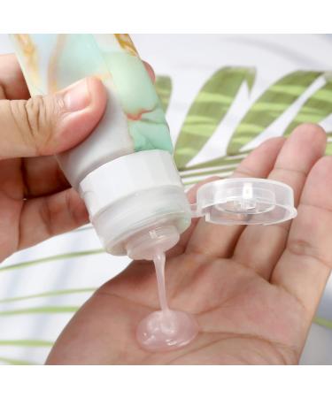 Gemice TSA-Approved Travel Bottles for Toiletries - 85ml BPA-Free Leak-Proof Refillable Containers for Shampoo & Lotion - 4 Pack Mint - Buy Online on SooperMarket.com