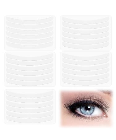 Amaxiu 30Pcs Lash Lift Ribbon Reusable Lash Lift Pads Silicone Rods Lash Lift Shields Lash Lift Rods Ribbon Kit Eyelash Lifting Compensator Silicone Perm Ribbon Makeup Beauty Tools(White)
