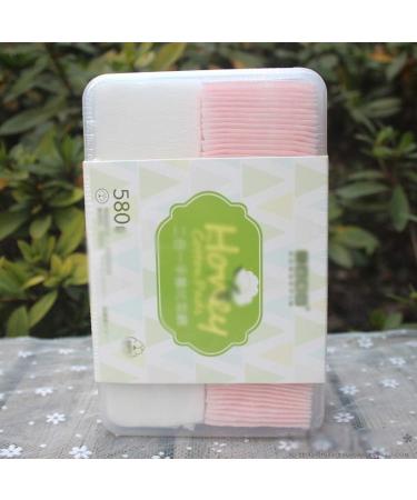 Portable Cleansing Cotton Finger Sleeve Design Ultra-thin Combination 580pcs Cotton Pad Puff Daily Tools White Pink Daily Makeup Cotton Pad Soft Comfortable (Color : A) - Buy Online on SooperMarket.com