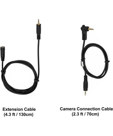 Kiwifotos RS-60E3 Remote Switch Shutter Release Cord for Canon EOS Rebel T6 T7 T5 T8i, 90D, 80D, 70D & More - Canon C2 Compatible - Buy Online on SooperMarket.com