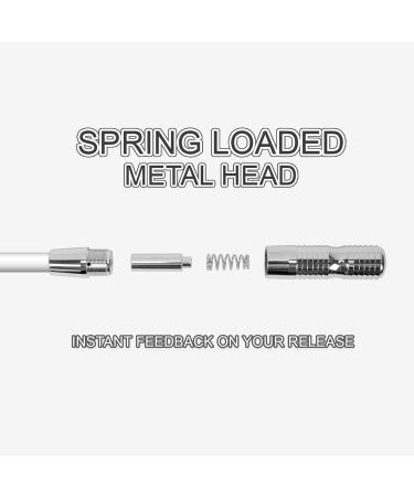 PLAYEAGLE Golf Tempo & Grip Trainer - Spring Loaded Metal Head Swing Aid (White) - Buy Online on SooperMarket.com