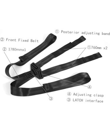 Geevorks Universal Car Child Seat ISOFIX Adapters - Replacement Restraint Anchor Mounting Kit - Buy Online on SooperMarket.com
