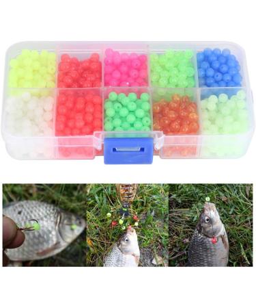 Akozone Fishing Pearls - 1000PCS Colorful Round Plastic Beads for Enhanced Fishing | Outdoor Fish Attractants - Buy Online on SooperMarket.com
