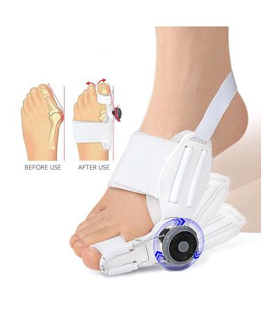 ANGGREK Orthopedic Toe Straightener - Hallux Valgus Corrector with Adjustable Degrees - Silicone Prevents Overlapping Toe Valgus - Black Buckle - Buy Online on SooperMarket.com