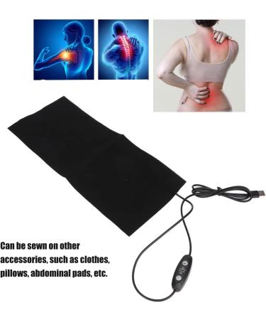 Portable 9W 5V Electric Heating Cushions - Washable Foldable Heating Pillows for Warm Shoulders Neck Waist & Back - 50 C with 5 Phase Settings - Buy Online on SooperMarket.com