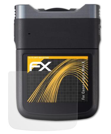 atFoliX Screen Protector Compatible with Canon Legria Mini X Screen Protection Film, Anti-Reflective and Shock-Absorbing FX Protector Film (3X)