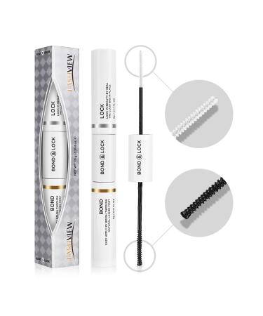 LASHVIEW Lash Bond and Seal Waterproof Bond and Seal Cluster Lash Glue & Seal for Lash Clusters Aftercare Sealant Super Strong Hold