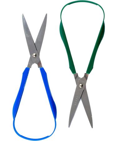 Peta Easi-Grip Scissors (75mm Pointed Blade) Right Handed Ideal for use by Adults with weak Grip. Continuous Loop Handle. Great Scissors for Elderly or Disabled. Self Opening Easy Grip Low-Fatigue Right Handed (75mm) Single - Buy Online on SooperMarket.com