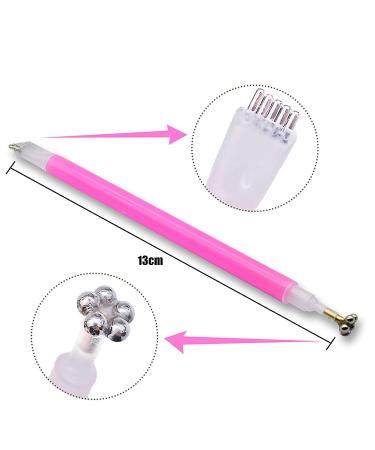 15PCS Cat Eye Gel Polish Magnet Nail Art Tool Set - Flower Design Pens, Strong Magnet Stick for DIY Nail Salon at Home - Buy Online on SooperMarket.com