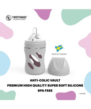 Twistshake Anti-Colic Teat Small 0+m - Reduce Colic and Comfort Your Baby - Buy Online on SooperMarket.com