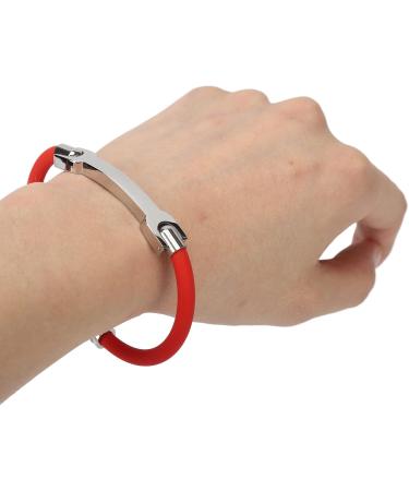 Buy Red Balance Bracelet Wristband - Silicone Negative Ion Washable for Running - International Shipping Available - Buy Online on SooperMarket.com
