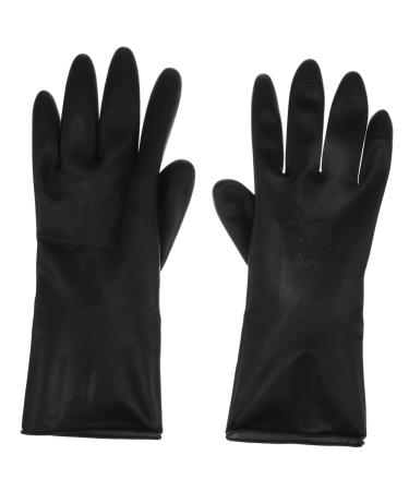 MUSISALY 3 Pairs Barber Gloves Hair Salon Gloves Hair Dye Glove Hair Shampoo Gloves