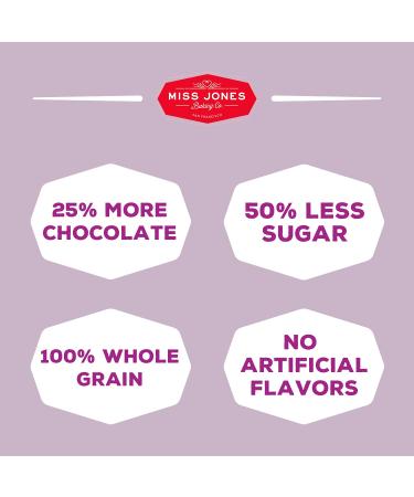 Miss Jones Baking Whole Grain Brownie Mix with More Chocolate Chips - Guilt-Free, Naturally Sweetened Desserts & Treats - 14.67 oz - Buy Online on SooperMarket.com