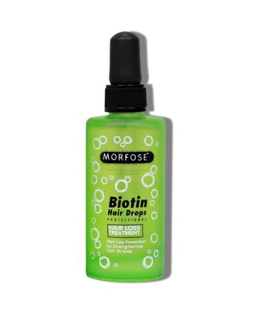 Morfose Biotin Hair Drop - Nourishing Hair Care Solution for Promoting Growth Strengthening and Improving Texture - Suitable for All Hair Types 3.38 Fl Oz
