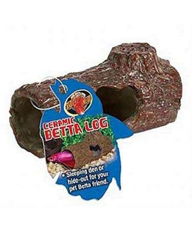 Zoo Med Laboratories AZMFA50 Sinking Ceramic Betta Log