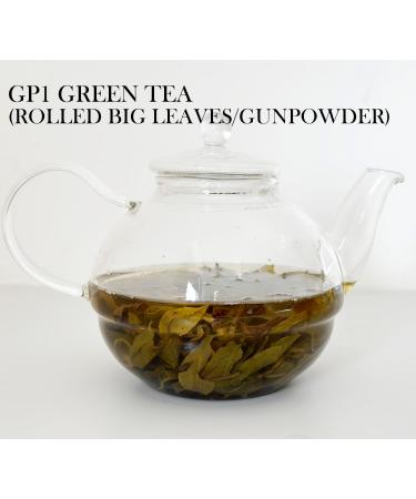 Ceylon Green Tea Gun Powder GP1 - High Grown Loose Leaf with Mellow & Smoky Taste | 100g Loose Tea - Buy Online on SooperMarket.com