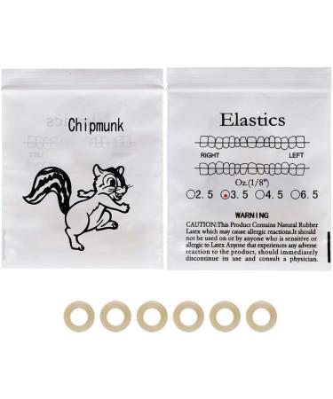 100PCS/Bag Dental Orthodontic Intraoral Elastic Rubber Bands Chipmunk Orthodontic Supply for Braces(1/8" 3.5 Oz) - Buy Online on SooperMarket.com