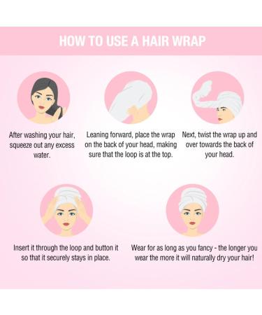 Nykaa Naturals Microfiber Hair Towel Wrap - Lightweight & Absorbent Gentle on Hair Prevents Frizz - Pink - 1 pc | Ideal for All Hair Types - Buy Online on SooperMarket.com