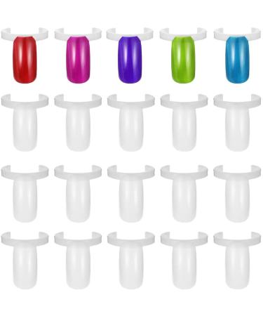 200 Pcs Nail Display Tips Nail Colour Display Rings Nail Art Tips Display Nail Polish Display Rings Nail Swatch Sticks Nail Pops Nail Art Tips For Beginners Manicure Store Natural Color