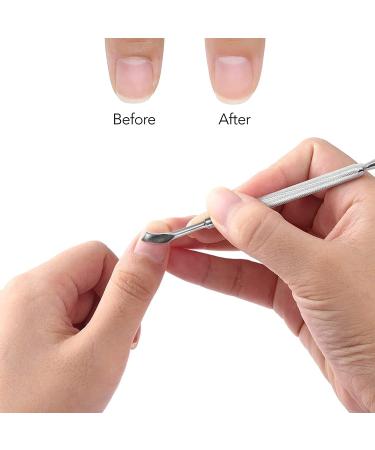 Rikans Cuticle Pusher Nail Art & Uv Gel Nail Polish Remover Tool for Fingernail Polish Manicure pedicure cuticle trimmer (Nail Cuticle Cleaner) - Buy Online on SooperMarket.com