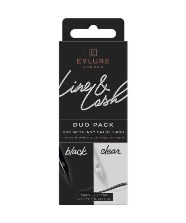 Eylure Line and Lash DUO Kit - Black and Clear Lash Glue