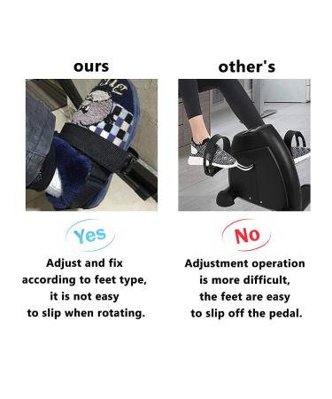 Under Desk Bike Pedal Straps - Foot Brace for Elderly & Disabled Stroke Patients - 2 PCS - Buy Online on SooperMarket.com