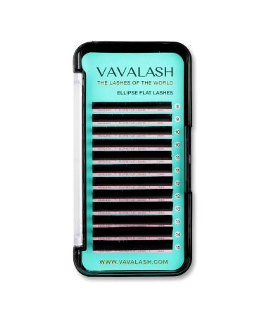 Ellipse Eyelash Extensions 0.20mm CC Curl 10mm Flat Eyelash Extension supplies Light Lashes Matte Individual Eyelashes Salon Use Black Mink False Lashes Mink Lashes Extensions(CC-0.20-10mm)