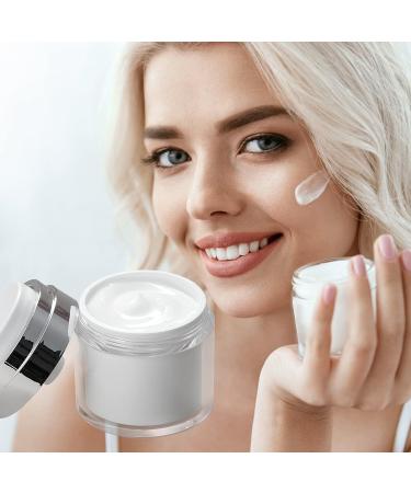 XAOUS Cream Jar Vacuum Bottle - Small Airless Cosmetic Container with Pump, Leak Proof Travel Container for Creams, Gels & Lotions - 0.1 1pcs - Buy Online on SooperMarket.com
