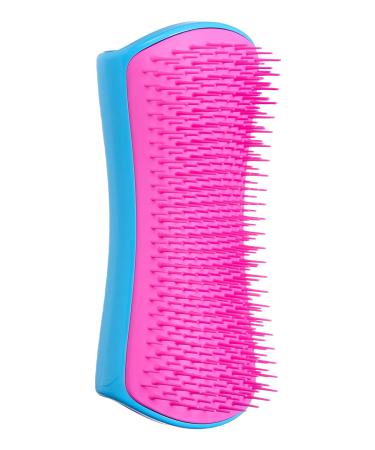 Tangle Teezer | Pet Teezer | De-Shedding and Dog Grooming Brush | Dry Brush or Dog Bath Brush | Blue & Pink Blue & Pink 1 Count (Pack of 1)