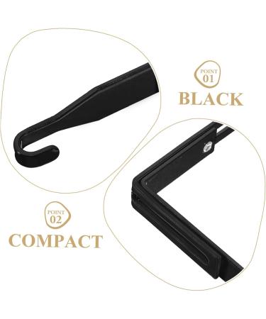 Cabilock 4pcs Metal Cabinet Hooks Peg Hooks Clothes Hangers Cabinet Hanger Hanging Hook Mirror Heavy 8.00X7.00X1.20CM Black - Buy Online on SooperMarket.com