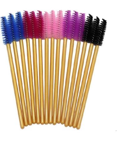 Makeup Brushes gLoaSublim 50Pcs Disposable Mascara Wands Eyelash Brushes Applicator Beauty Tool Portable - Rose Red - Buy Online on SooperMarket.com