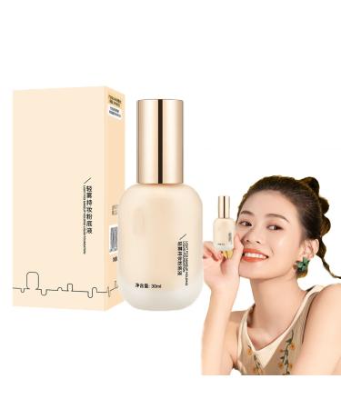 Hydrating Waterproof and Light Long-Lasting Foundation Admd Foundation Admd Light Fog Makeup Holding Liquid Foundation (Natural)