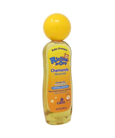 Ricitos de Oro Chamomile Baby Shampoo 3 Pack - Hypoallergenic - 8.4 FL Oz Bottles - Buy Online on SooperMarket.com