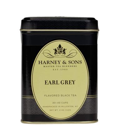 Harney & Sons Black Earl Grey Loose Leaf Tea - 4 oz | Premium Quality - Buy Online on SooperMarket.com