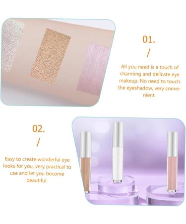 Gogogmee 3pcs Polarized Monochrome Eyeshadow Makeup Eyeshadow Women Glitter Eyeshadow Makeup Product Plastic - Buy Online on SooperMarket.com