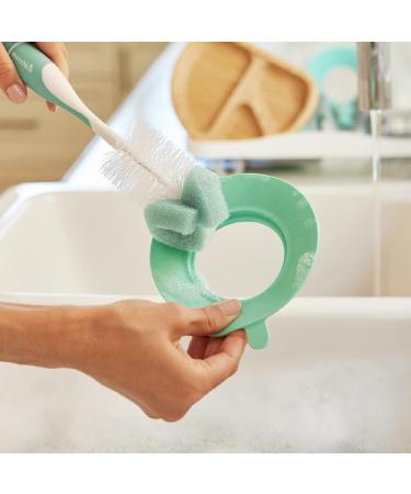 Munchkin Bambou Divided Plate - Stay Put Suction Plate for Babies & Toddlers | BPA Free Bamboo Plate for Baby Weaning | Kids' Mealtime Essential - Buy Online on SooperMarket.com