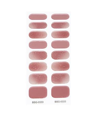 Semi Cured Gel Nail Polish Stickers Fashion Classical Nails Strips Waterproof Adhesive Full Wraps Gel Nail Art Stickers Semi Cured Gel Nail Strips Starter Kits BSG0333